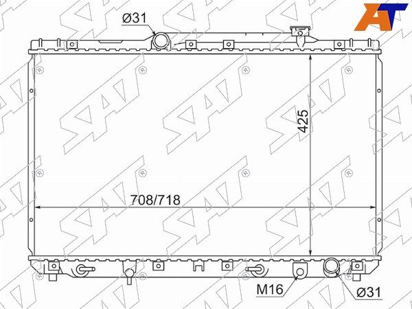 Радиатор Toyota Camry