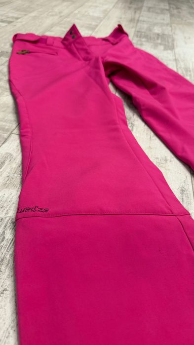 Pantaloni schi damă Wedze roz/ fuchsia, purtați o singură dată
