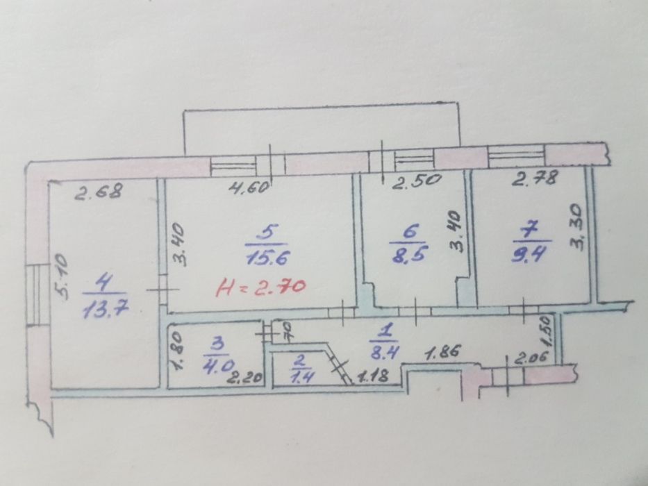 Продам 3-х комнатную квартиру