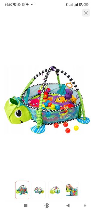 Продам развивающий коврик 0-3 года черепашка