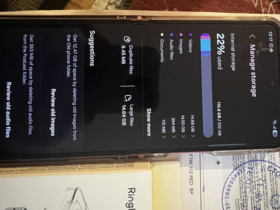 Samsung Flip Z 7/512- гаранция до 24.07.2027