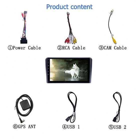 Мултимедия Android CarPlay за Audi A3 2003–2011 + Камера за заден ход