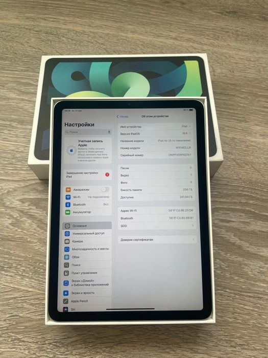 iPad Air 4 256GB отличное состояние