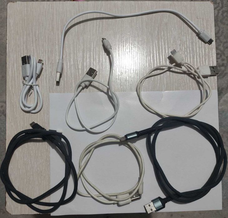 micro USB кабельдері