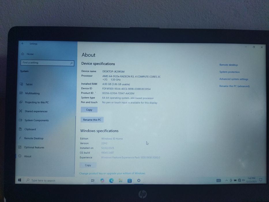 HP Stream laptop 14 14-ds0800no