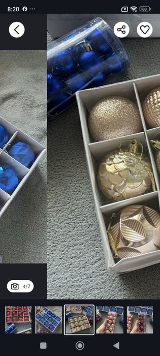 Елочные шары, украшения на елку 100 штук