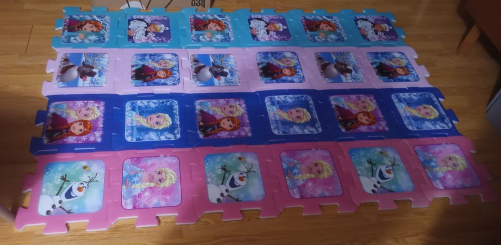 Copilul tau sta pe jos? Covor puzzle (180x120)cm de inalta calitate