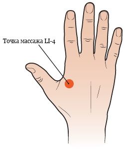 Массажёр для точки LI-4, снятие стресса