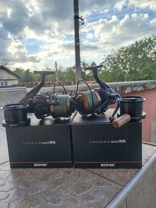 Sonik VADERX RS CORK 12ft 3.5lb и макари за тях Sonik VADEX 8000RS
Sonik VaderX 8000 RS
Sonik VaderX 8000 RS
Sonik VaderX 8000 RS