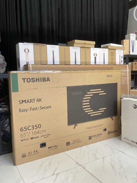 Toshiba Телевизор 65* 75*  SmartTv 4K Ultra Доставка бесплатно 24/7