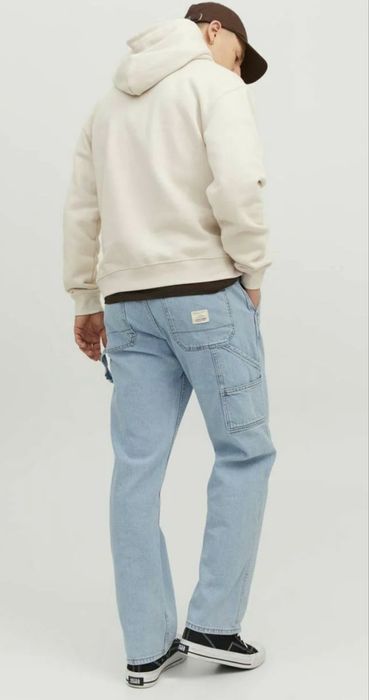 Jack & Jones Eddie - Jeans/Blugi loose fit - blue denim