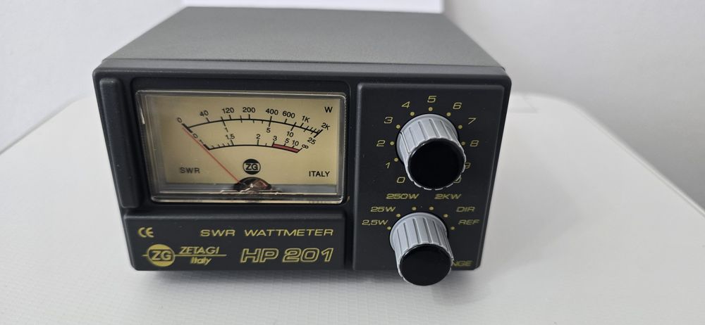 Reflectometru / Wattmetru Zetagi HP 201 | SWR Meter 3-200MHz | CB Radi