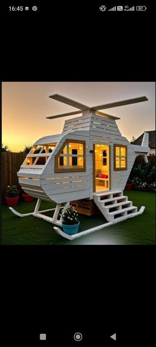Продам беседку в виде вертолета из железы