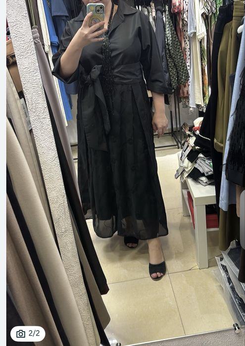 Платье черная бренд