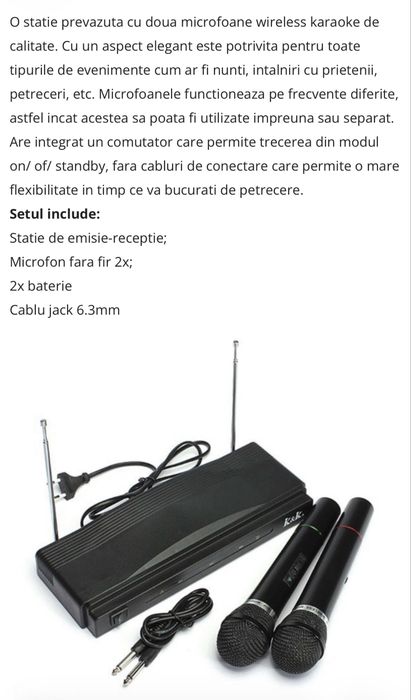 Wireless Microphone &Receiver