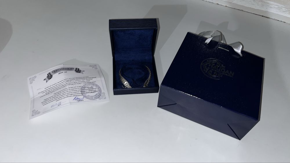 Продам серебрянный мужской браслет