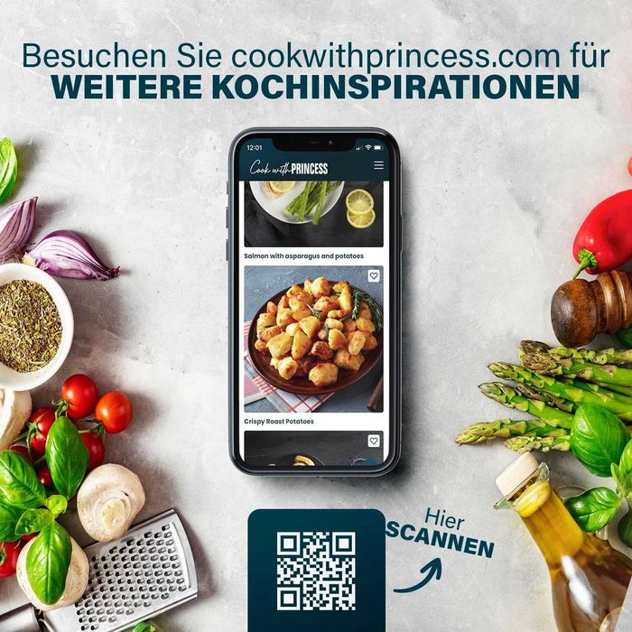 Фритюрник с горещ въздух Princess Digital Hot Air Fryer 6.5L (182061)