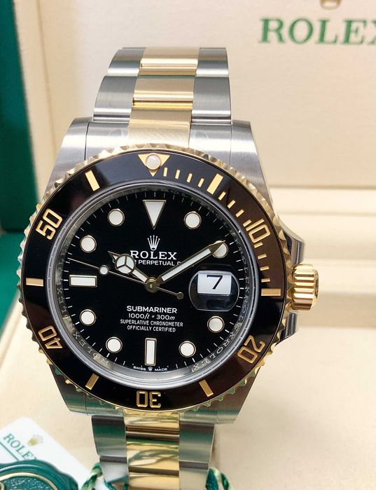 Gold-Black Rolex Submariner Date