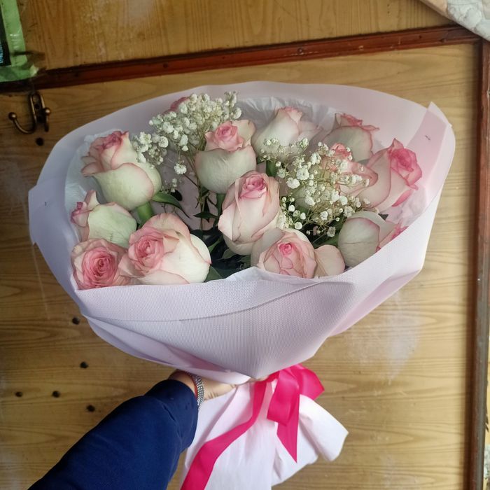 Роза,хризантема цветы букет