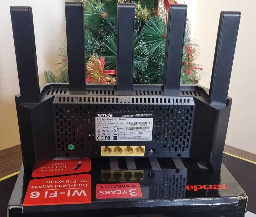 Router Gigabit TENDA TX2L Pro AX1500, Wi-Fi 6, Dual-Band 300+1201Mbps