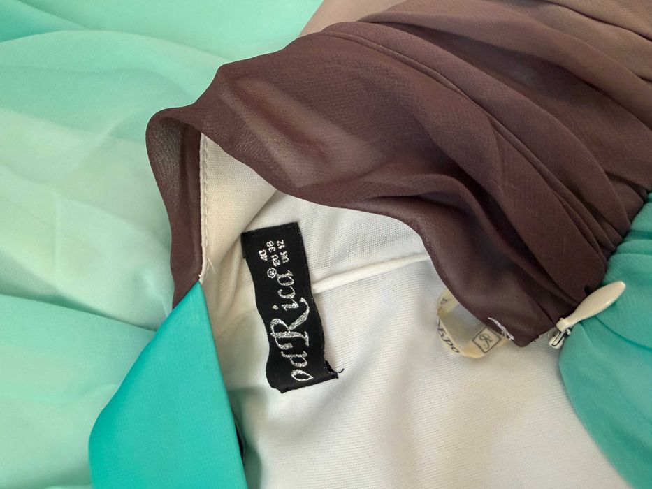 Вечернее платье в пол, нежный градиент, нарядное