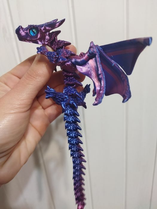 3D принтирано драконче с крила