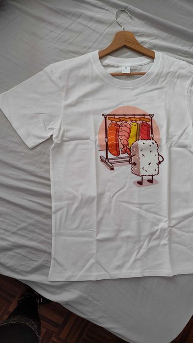 Дамска тениска с принт - Суши (нова)