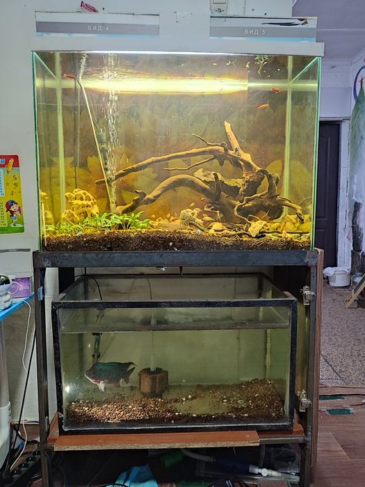 Продам аквариум 200 л с подставкой