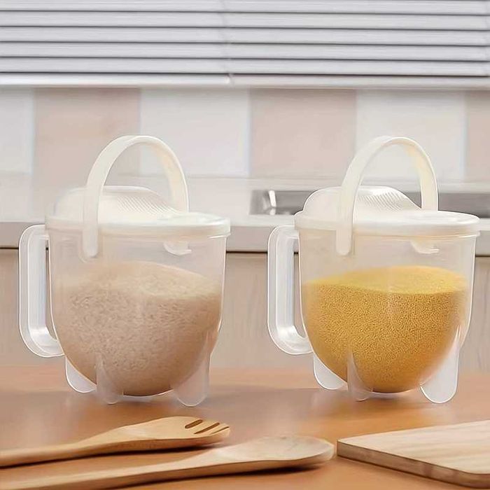 Кана с цедка за измиване на ориз