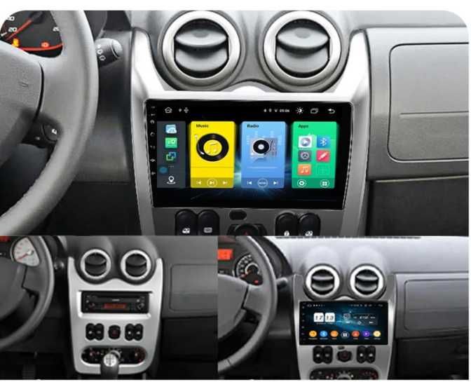 9-инчова мултимедия за Dacia Sandero (2007–2013) + Подарък камера