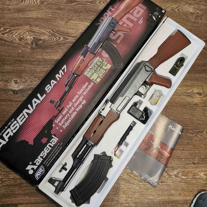 Еърсофт автомат калашник АК Arsenal AEG Airsoft Метален
