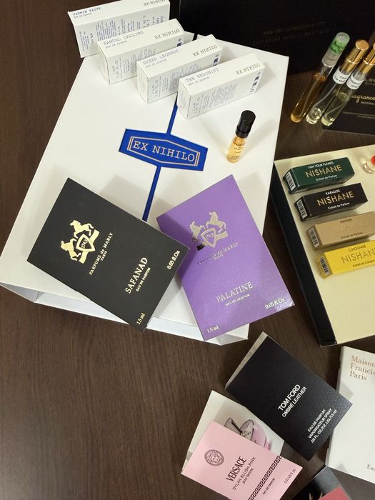 Нишови парфюмни отливки и семпъли Amouage,Nishane,Ex Nihilo,MFK и др