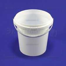 Пластиковые баночки ведра под мед сухофрукты итд