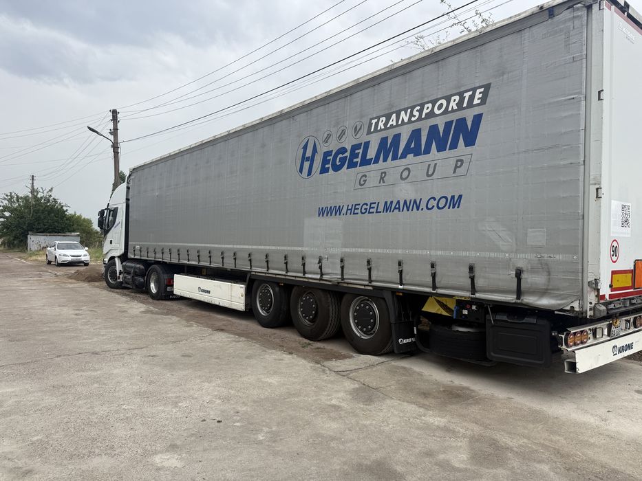 Фура IVECO с прицепом
