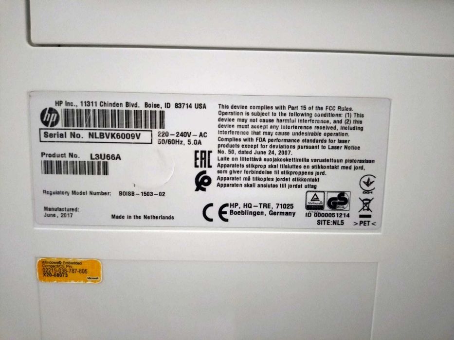 Multifunctionala HP Color LaserJet Managed MFP E67550