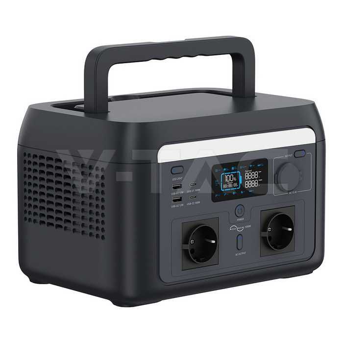 1000W Преносима Захранваща Станция с LiFePO4 Батерия и Wi-Fi