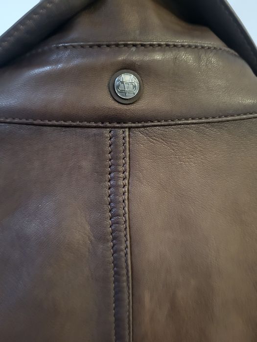 Massimo Dutti XL кожено яке мъжко