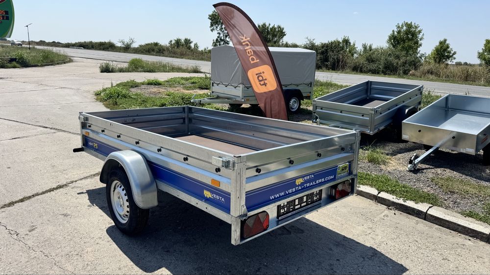 Remorca auto Vesta 250x135x38cm 750kg cat B  Rabatabila