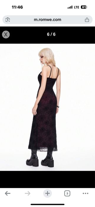 Rochie ROMWE, stil grunge/punk/rock