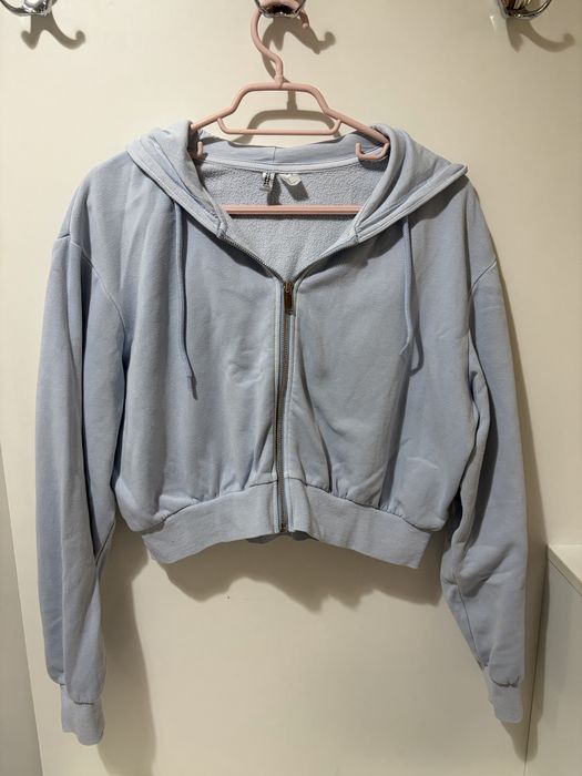 Голубая худи hm M