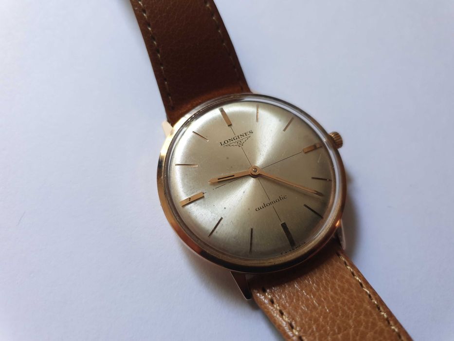 Ceas Longines automatic din aur 18K