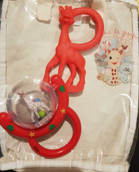 Жирафчето Софи - гризалка и дрънкалка