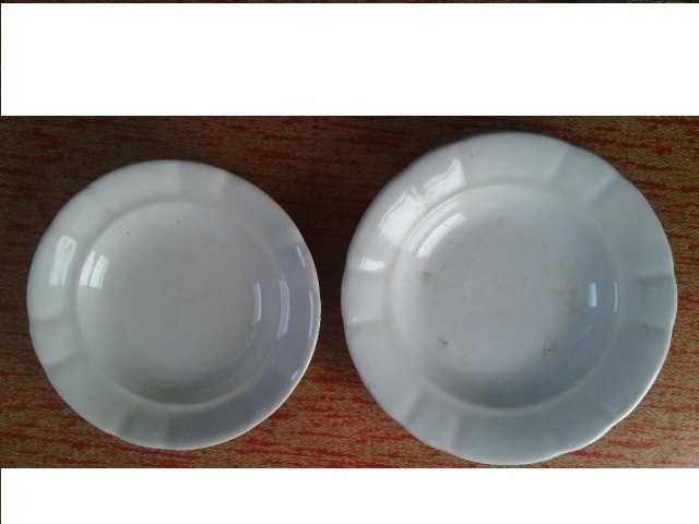 13 броя порцеланови чинии от соца и сервиз от йенско стъкло БЕЛОТЕРМ