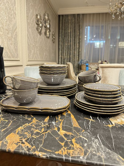 Сервиз Waseela серый