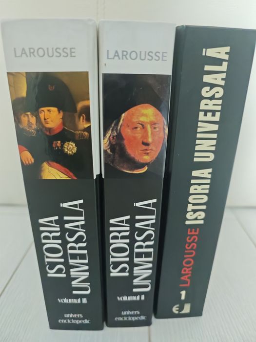 Set Istoria Universala, Larousse, Complet, 3 vol, Univers Enciclopedic