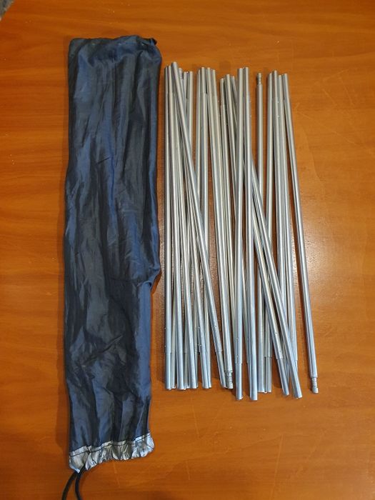 Bete cort duraluminiu 8,5 x 3986 mm + Set cuie cort aluminiu