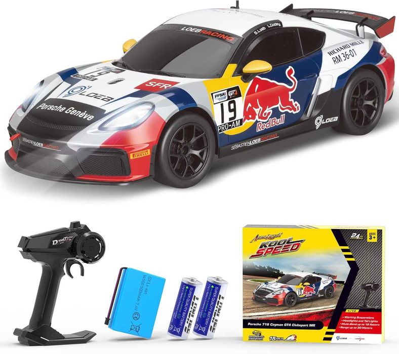 Кола с дистанционно управление, 1:14 Porsche 718 Cayman GT4