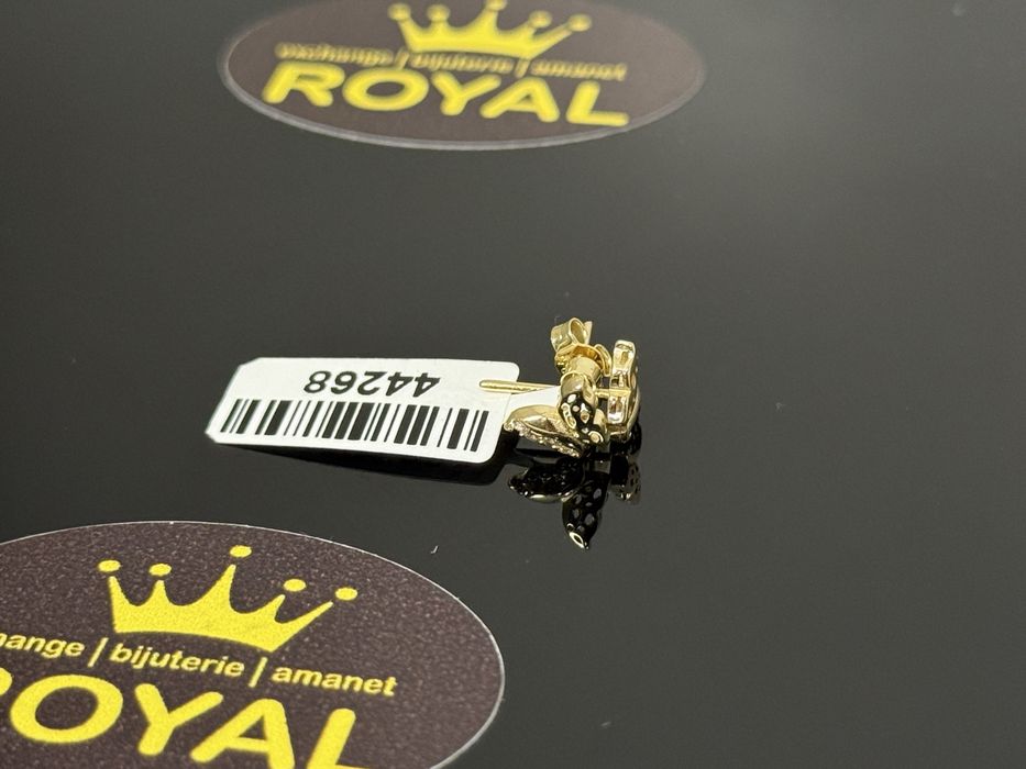 Bijuteria ROYAL : Cercei AUR 14K / 0.90 GR