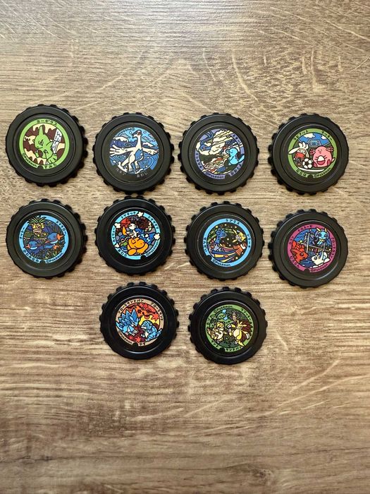 Покемон капачки Pokémon Tazos (Pogs)