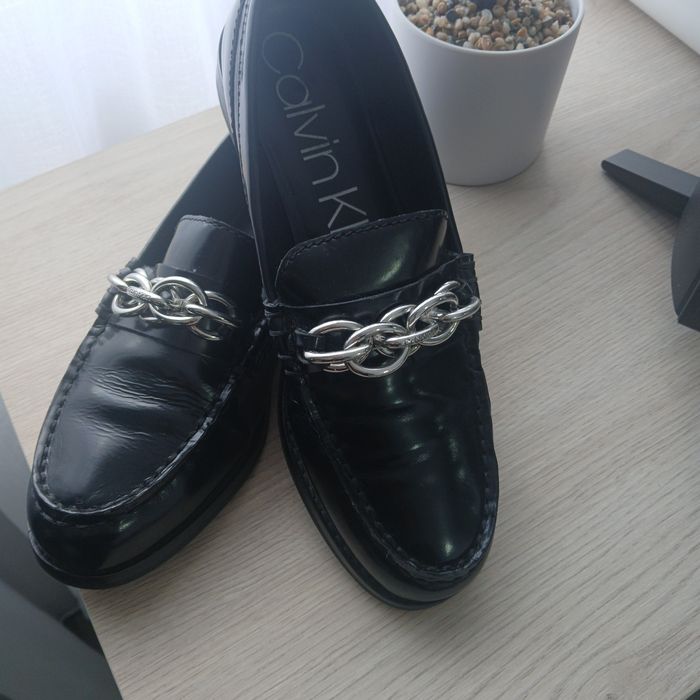 Mocasini piele naturală calvin klain